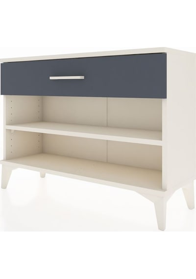 Arges Şifonyer Tek Raflı Tek Çekmeceli 88x30x64 Aytaşı-antrasit Aytaşı