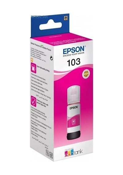 Epson 103 li Ecotank L3160 Siyah Ve Renkli Mürekkep Seti 65ml 4 1 Siyah Epson 103 Epson 103 Epson 103 664