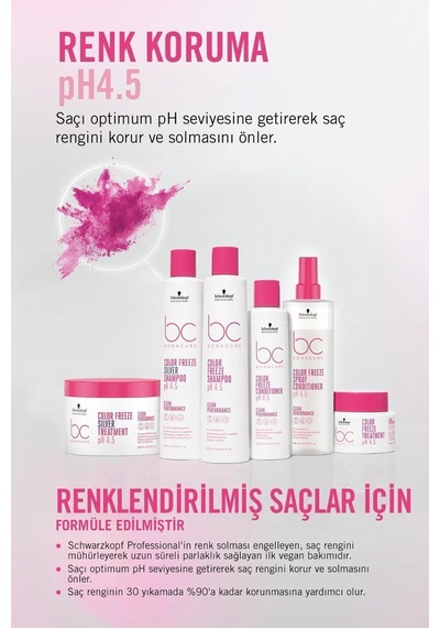 Color Freeze Sılver Shampoo - İstenmeyen Sıcak Alt Tonları Nötralize Etmeye Yardımcı Şampuan 250 Ml