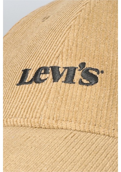 Levi's Unisex Kahverengi Ayarlanabilir Keten Şapka - D5544-0002