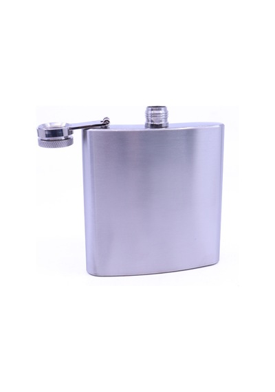 Paslanmaz Çelik Cep Matarası - Hip Flask 6 Oz