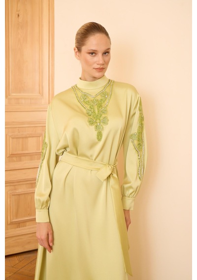 Senna Catherıne Dress Mimoza Mor