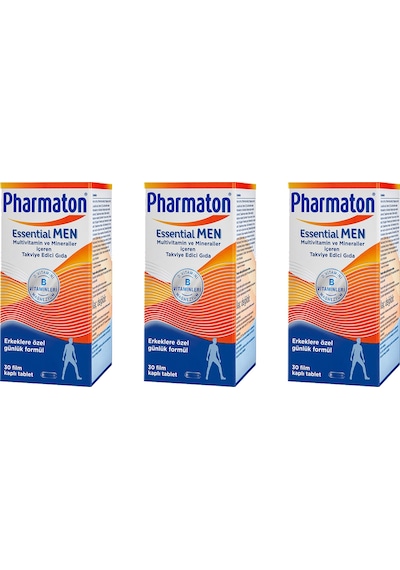 Pharmaton Essential Men 30 Kapsül 3 Adet