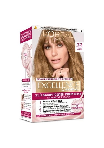 Loreal Excellence Boya 7-3 Altın Kumral