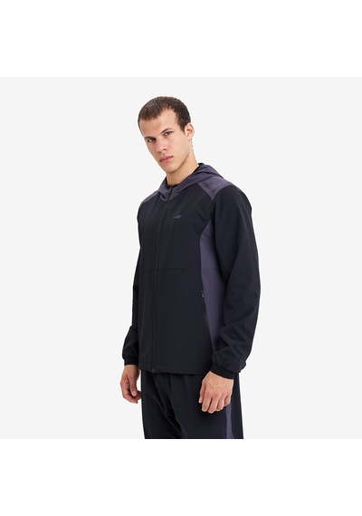 Lescon Siyah Erkek Fermuarlı Kapüşonlu Sweatshirt 26n-1148