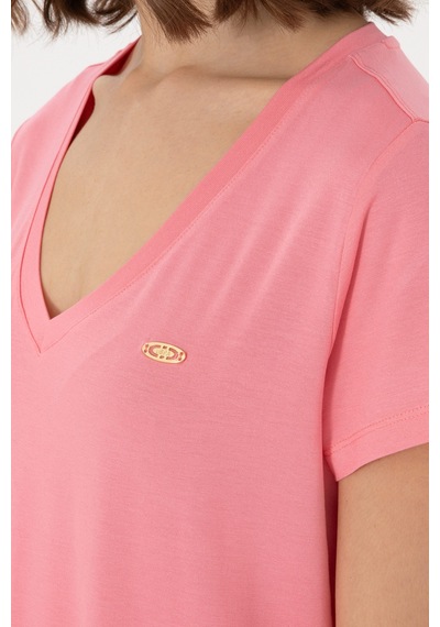 U.S. Polo Assn. Kadın Pembe Basic Tişört 50300829-VR041 U.S. Polo Assn. Kadın Pembe Basic Tişört 50300829-VR041