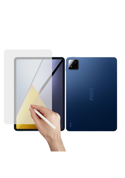 Microcase Xiaomi Poco Pad M1 12.1 İnch Tablet Paper Like Pencil Destekli Kağıt Hissi Veren Mat Ekran Koruyucu - Al3289