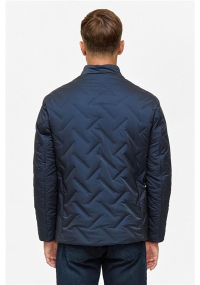 SÜVARİ Lacivert Slim Kapitone Mont Lacivert