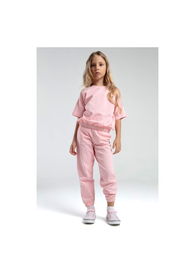 U.s. Polo Assn. Kız Çocuk Pembe Kısa Kol Pijama Takım Us2083 Pembe