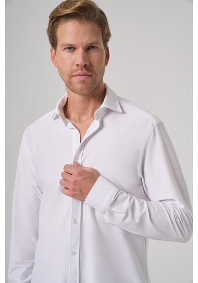 Morven Erkek Beyaz Trend Düz Slim Fit Tam İtalyan Yaka Relaxible Gömlek 26ms004029600 Beyaz Morven Erkek Beyaz Trend Düz Slim Fit Tam İtalyan Yaka Relaxible Gömlek 26ms004029600 Beyaz