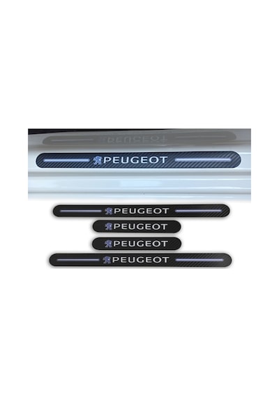 Peugeot 207 Uyumlu Carbon Kapı Eşiği + F1 Kulakçık (550932369)