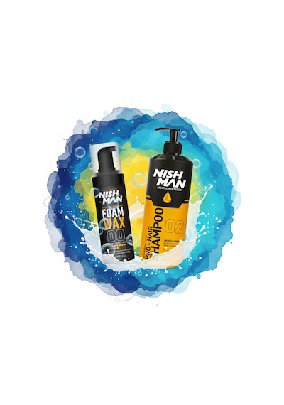 Saç Şekillendirici Köpük Wax Hacim Verici - 150 Ml 3 Adet/ + 400 Ml Tuzsuz Şampuan Hediye