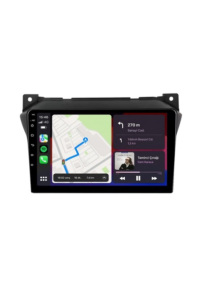 Suzuki Alto 2010-2011 Android Multimedya Carplay Android Auto Navigasyon 8gb Ram 128gb Pro 9"