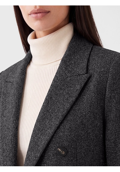 Lcw Studıo Kahverengi Kruvaze Yaka Kadın Blazer Ceket
