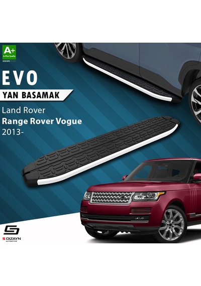 S-dizayn Land Rover Rover Range Rover Vogue 3 Evo Aluminyum Yan Basamak 193 Cm 2013 Üzeri