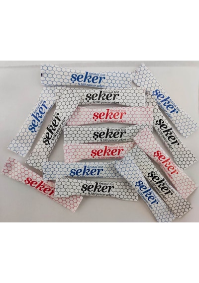 Sek Şeker Karışık Renkli Stick Toz Şeker 2000 x 3 G