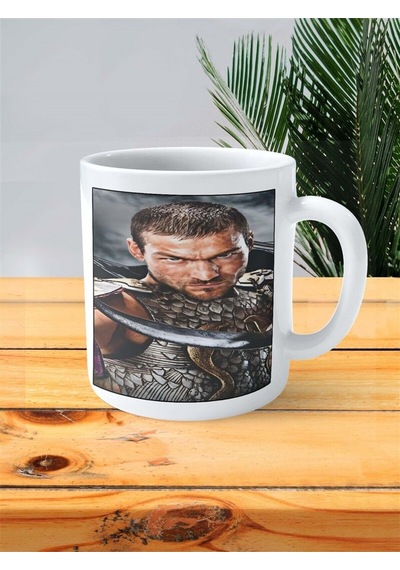 Spartacus Spartaküs Baskılı Kupa Bardak Kişiye Özel Desen 4 Çok Renkli