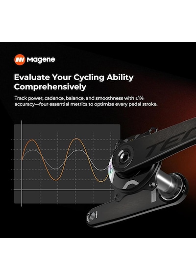 Magene Teo P515 Karbon Powermetre Aynakol 170mm