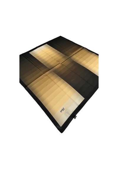 90 X 90 İpekal - Pes- Kristal Eşarp-03007 - 90 X 90 / Siyah - Sarı