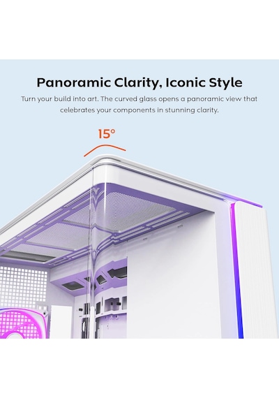 King 45 Pro Bilgisayar Kasası Beyaz