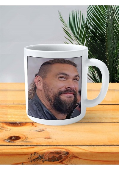 Jason Momoa Baskılı Kupa Bardak Kişiye Özel Desen 1 Çok Renkli