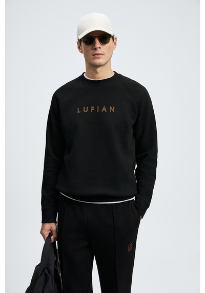 Lufian Bren Erkek Sweatshirt Siyah Siyah 112030219100100