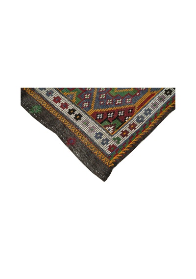 Bespoky 35623 Geometrik Etnik Salon Kilimi Çok Renkli
