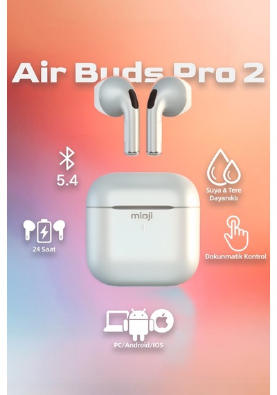 Mioji Air Buds Pro 2 Kablosuz Bluetooth 5.4 Kulak İçi Kulaklık