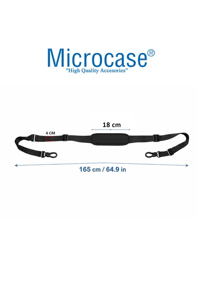 Microcase Ayarlanabilir Scooter Taşıma Askılığı Al5532 Siyah