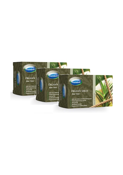 Mecitefendi Organik Aloe Vera Özlü Sabun 125 G 3'lü
