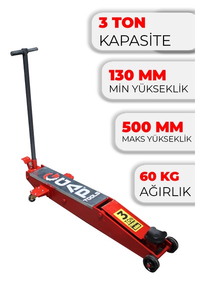 3 Ton Uzun Şase Kriko Gpt114
