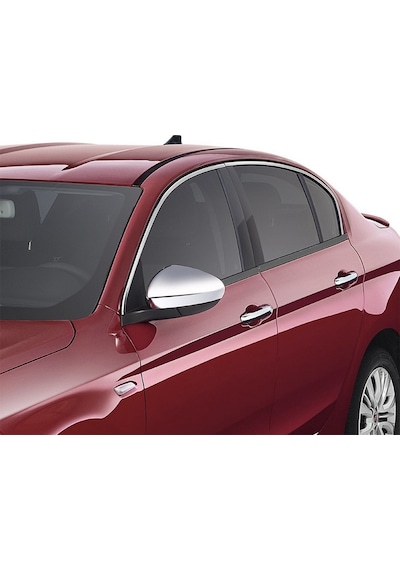 Fiat Egea Sedan/Hb Krom Üst Cam Çerçevesi 4 Parça 2015 Ve Sonrası