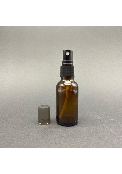 30ml Kahverengi Spreyli Şişe, 24 Adet, Ecza Şişesi, Boş Cam Şişe