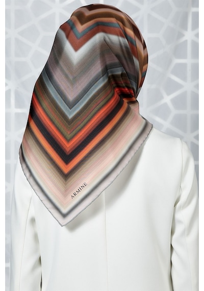 Armine Özel Nostalji Serisi Twill İpek Eşarp Modelleri 8237D-02
