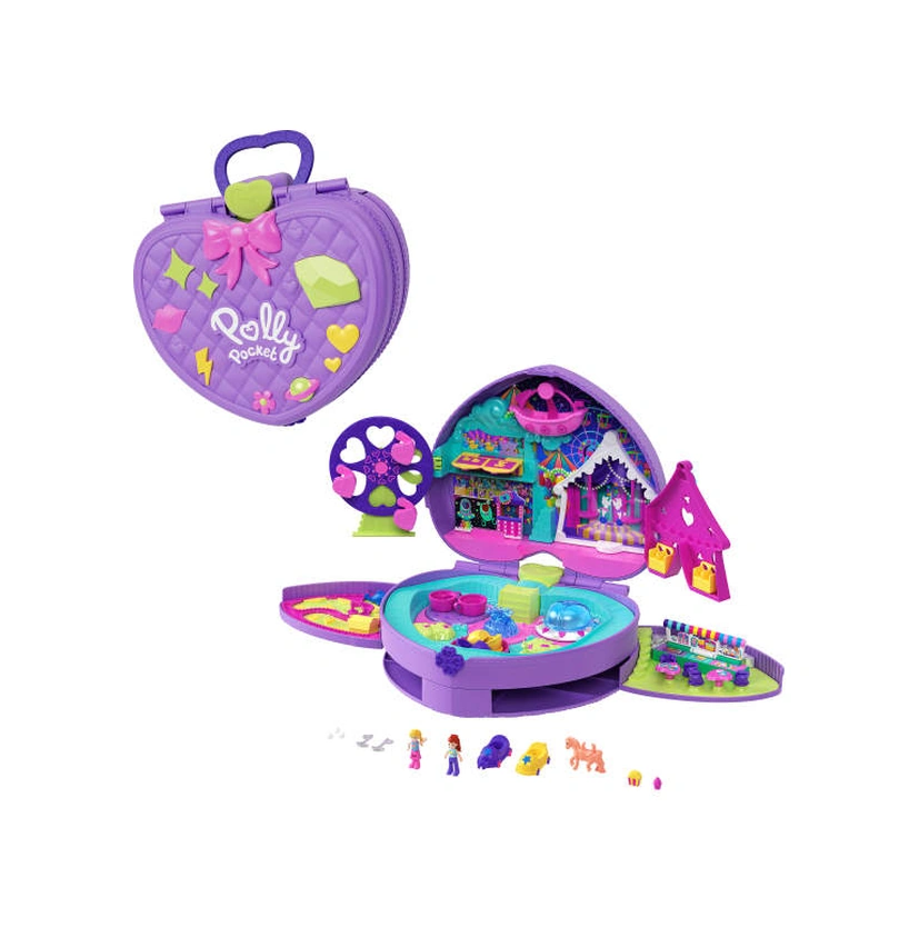 Polly Pocket - Lunapark Sırt Çantası Oyun Seti