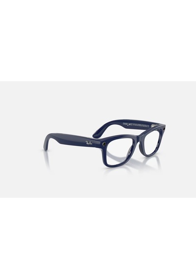 Ray-ban Meta Gen 2 Wayfarer Parlak Mavi Çerçeve - Şeffaf Safir Mavi Renk Geçişli Akıllı Gözlük S:53