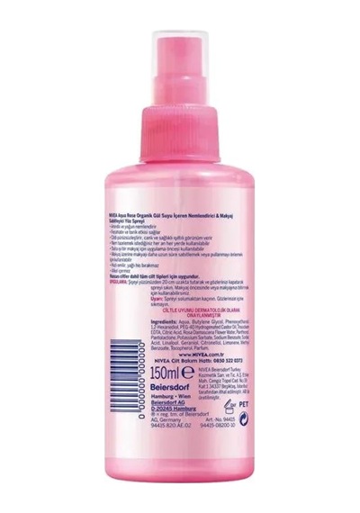 Aqua Rose Yüz Spreyi 150 Ml