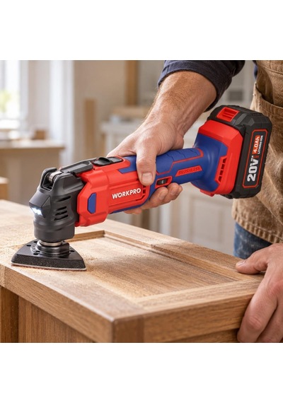 Workpro Wp393006 20volt Kömürsüz Şarjlı Devir Ayarlı Profesyonel Raspalama Ve Zımpara Aküsüz