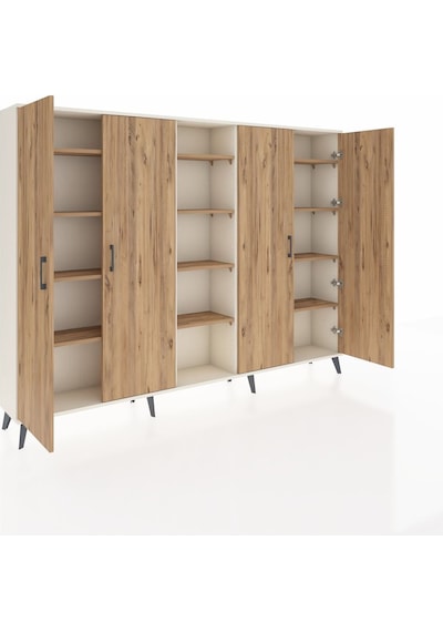 Arges Dolap 12 Raflı 4 Kapaklı 220x30x163 Aytaşı-çam Atlas Çam - Aytası Arges Dolap 12 Raflı 4 Kapaklı 220x30x163 Aytaşı-çam Atlas Çam - Aytası