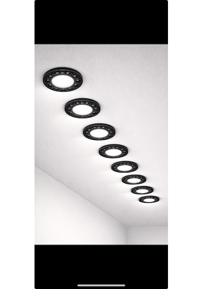 3 Işık Modlu, Ayarlı Yaylı, Sıva Altı 9 Watt Led Spot, Tavan Ve Merdiven Modern Tasarım Spot Lamba Siyah - Beyaz