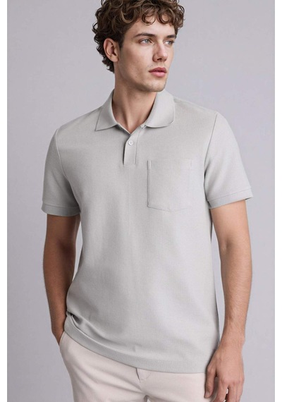Defacto Regular Fıt Polo Yaka Kısa Kollu Polo Tişört G7002ax26smgn1255 Yeşil-gn1255