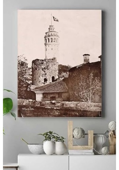 Pster15943 Eski Manzara Nostaljik Kanvas Tablo 30 X 40