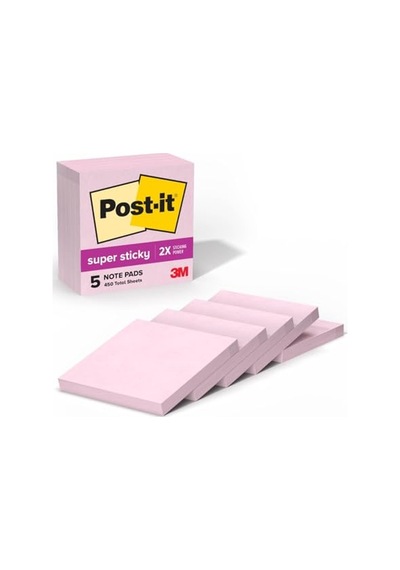 Süper Yapışkan Notlar, 5 Yapışkan Not Kağıdı, 7,6 X 7,6 Cm, Okul Malzemeleri, Ofis Ürünleri, Dikey Yüzeyler, Monitörler, Duvarlar Ve Pencereler İçin Yapışkan Notlar, Pink Salt Süper Yapışkan Notlar, 5 Yapışkan Not Kağıdı, 7,6 X 7,6 Cm, Okul Malzemeleri, Ofis Ürünleri, Dikey Yüzeyler, Monitörler, Duvarlar Ve Pencereler İçin Yapışkan Notlar, Pink Salt