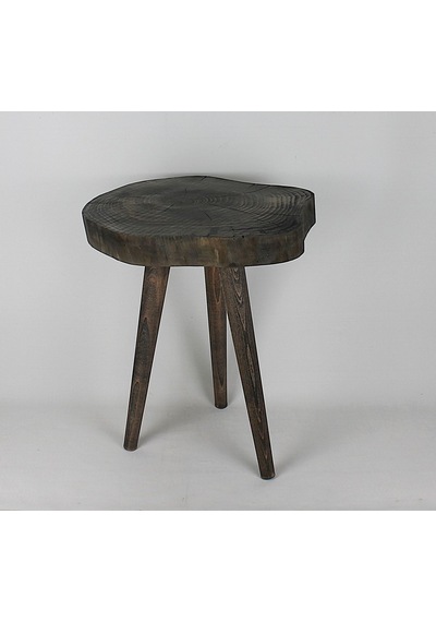 Doğal Ahşap Sehpa 32x45 Cm Ahşap Ayaklı Renk Siyah Doğal Ahşap Sehpa 32x45 Cm Ahşap Ayaklı Renk Siyah