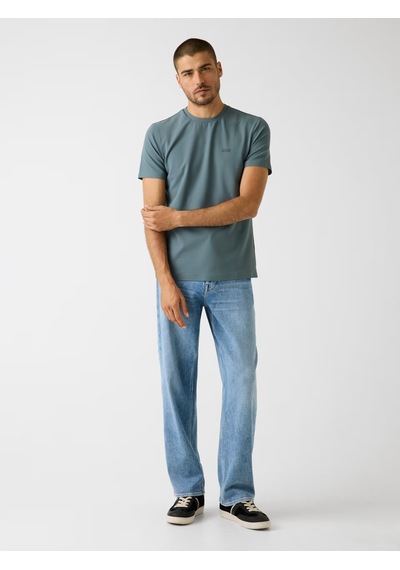 Guess M6rı19kd202 Ss Cn New Tech Stretch Erkek Tişört Mavi