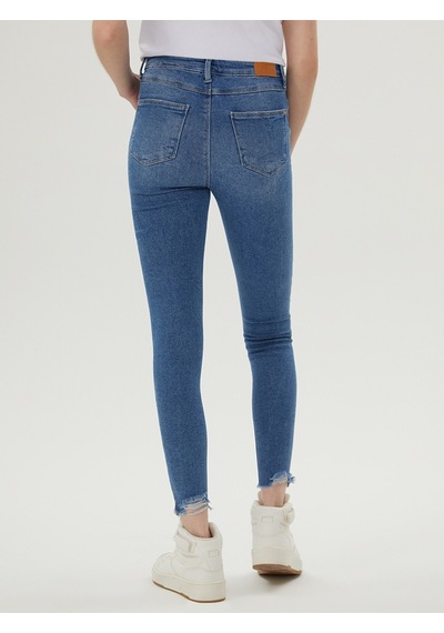 Natalie Skinny Fit Kadın Pantolon Mavi