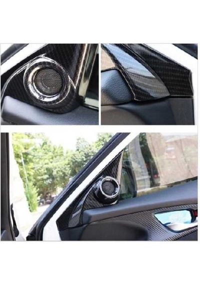 Honda Civic Fc5 Uyumlu Yedek Parça 2016-2020 Karbon Tweeter Kapla