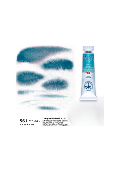 St. Petersburg White Nights Tüp Sulu Boya 10 Ml. 561 Turquoise Rose Mist Çok Renkli
