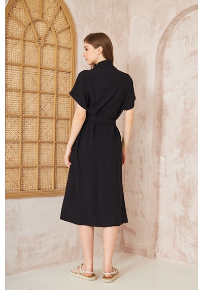 Pasaklı Giyim Kadın Keten Siyah Oversize Geniş Kesim /salaş /uzun Kısa Kollu Yazlık Ceket Elbise 700-3162451 Pasaklı Giyim Kadın Keten Siyah Oversize Geniş Kesim /salaş /uzun Kısa Kollu Yazlık Ceket Elbise 700-3162451