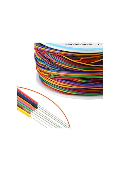 280 Metre 8 Renk 0.25mm Tel Kalınlığı 30awg Makara Atlama